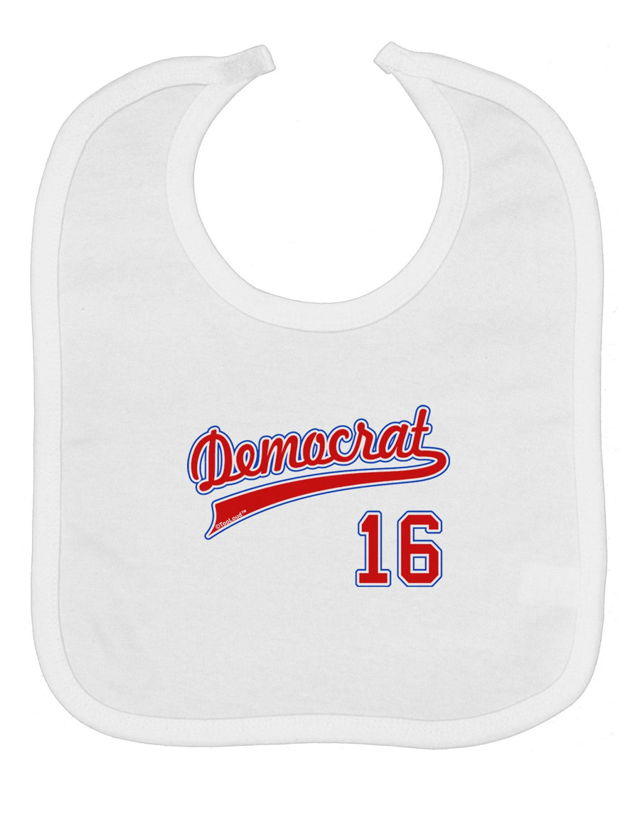 Democrat Jersey 16 Baby Bib