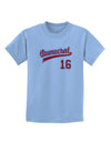 Democrat Jersey 16 Childrens T-Shirt-Childrens T-Shirt-TooLoud-Light-Blue-X-Small-Davson Sales