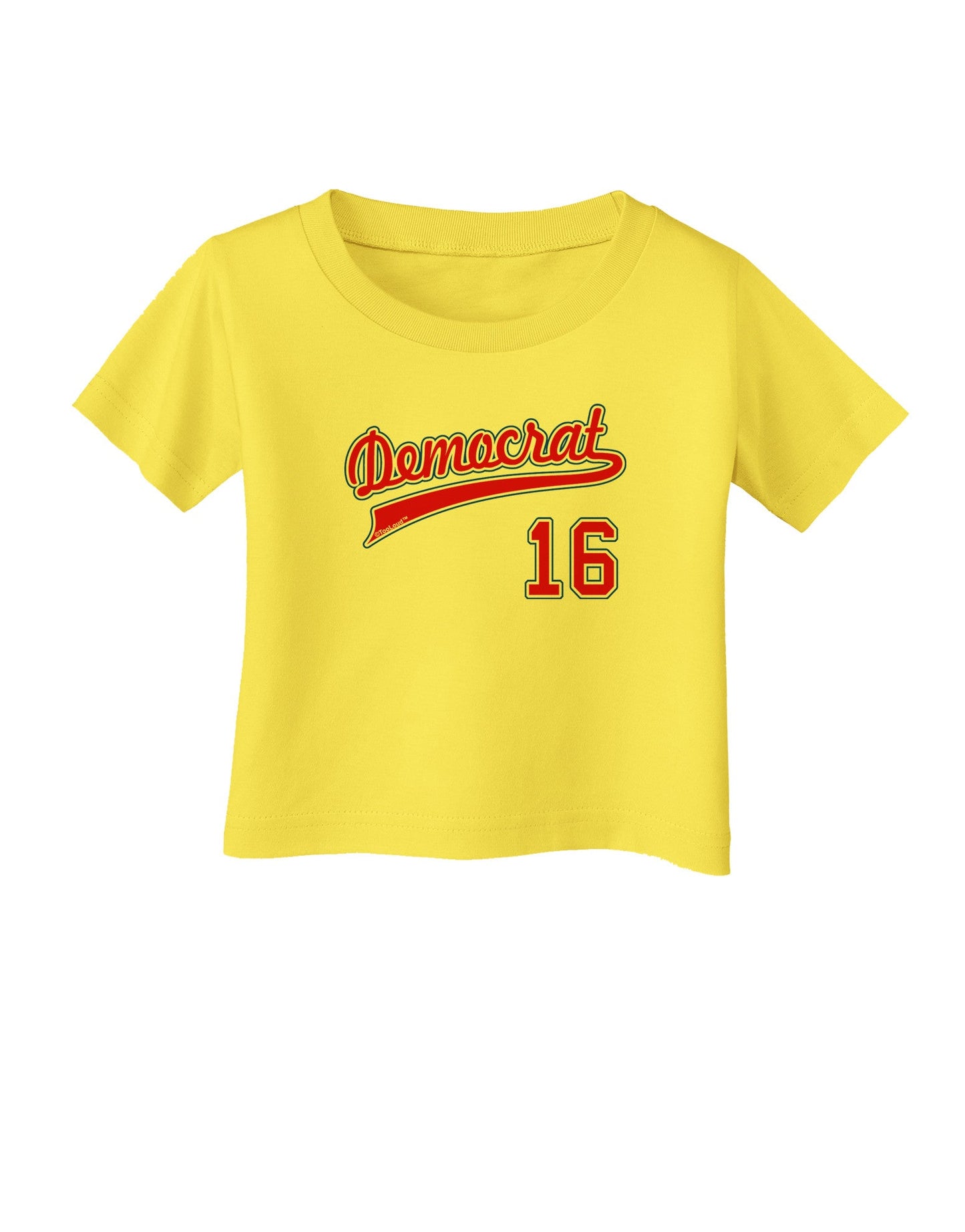 Democrat Jersey 16 Infant T-Shirt-Infant T-Shirt-TooLoud-Yellow-06-Months-Davson Sales