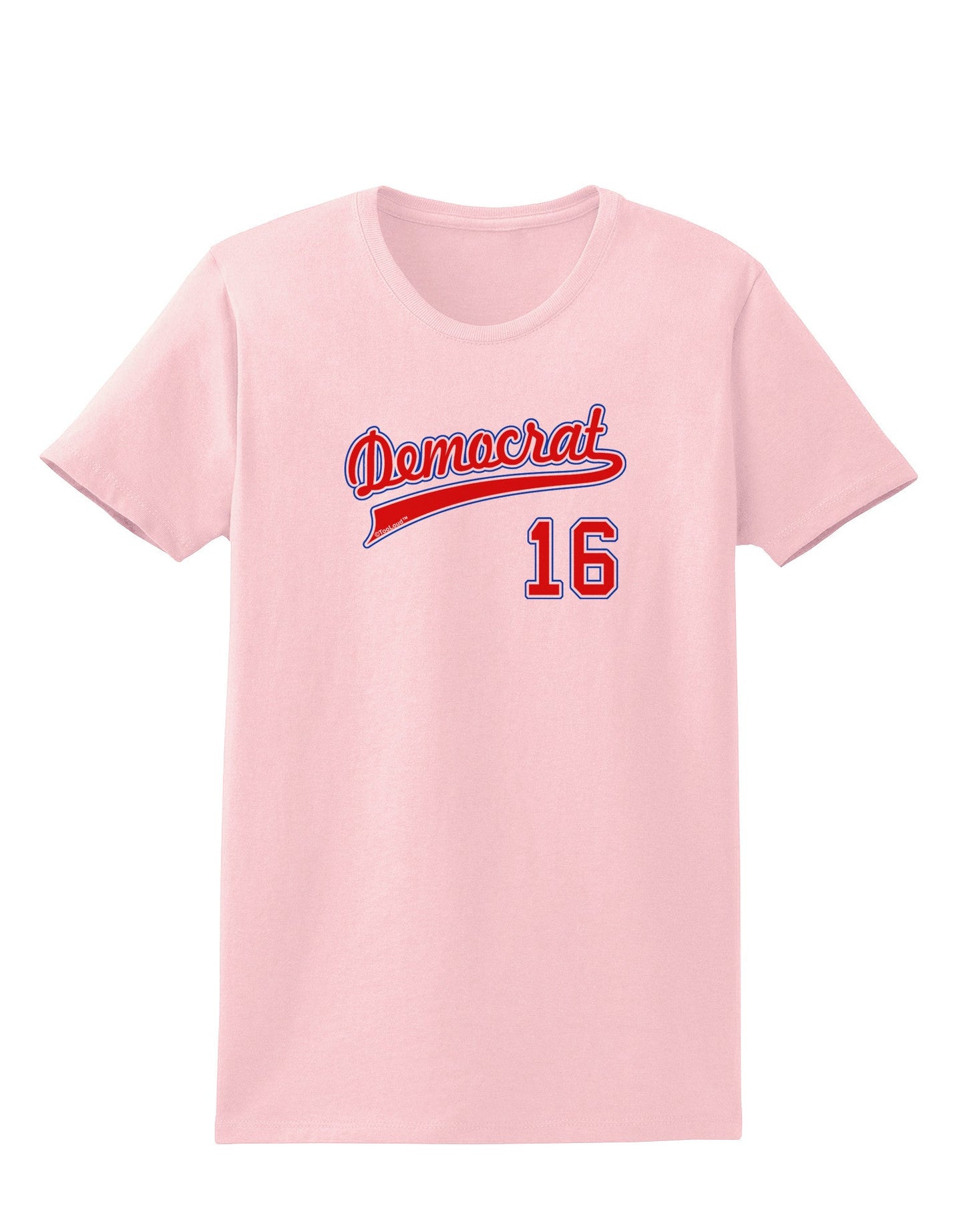 Democrat Jersey 16 Womens T-Shirt-Womens T-Shirt-TooLoud-PalePink-X-Small-Davson Sales