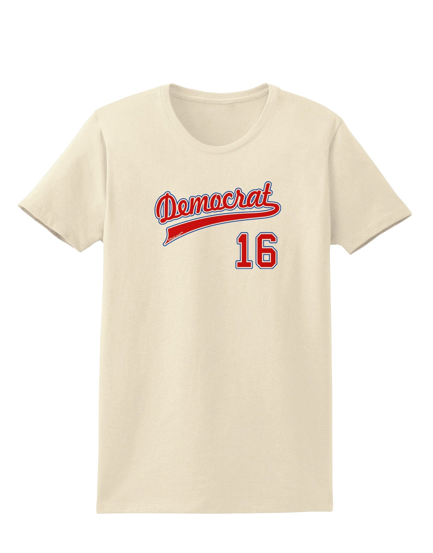 Democrat Jersey 16 Womens T-Shirt-Womens T-Shirt-TooLoud-Natural-X-Small-Davson Sales