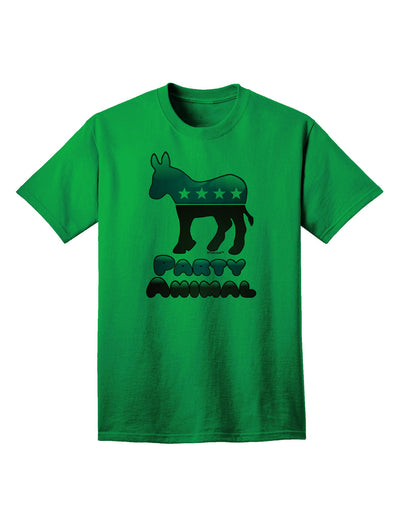 Democrat Party Animal Adult T-Shirt-unisex t-shirt-TooLoud-Kelly-Green-Small-Davson Sales