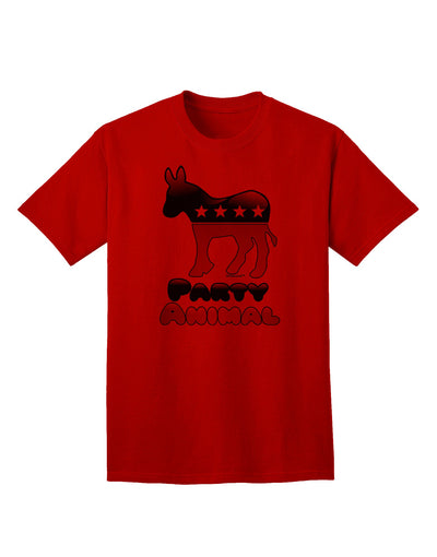 Democrat Party Animal Adult T-Shirt-unisex t-shirt-TooLoud-Red-Small-Davson Sales