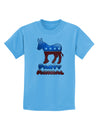 Democrat Party Animal Childrens T-Shirt-Childrens T-Shirt-TooLoud-Aquatic-Blue-X-Small-Davson Sales