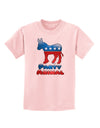 Democrat Party Animal Childrens T-Shirt-Childrens T-Shirt-TooLoud-PalePink-X-Small-Davson Sales