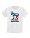 Democrat Party Animal Childrens T-Shirt-Childrens T-Shirt-TooLoud-White-X-Small-Davson Sales