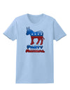 Democrat Party Animal Womens T-Shirt-Womens T-Shirt-TooLoud-Light-Blue-X-Small-Davson Sales