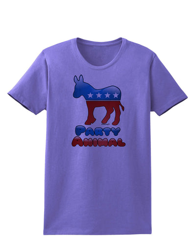 Democrat Party Animal Womens T-Shirt-Womens T-Shirt-TooLoud-Violet-X-Small-Davson Sales