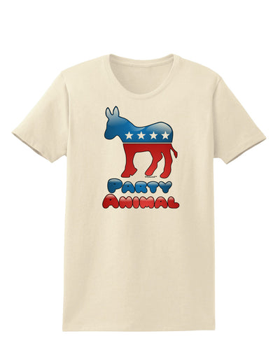 Democrat Party Animal Womens T-Shirt-Womens T-Shirt-TooLoud-Natural-X-Small-Davson Sales