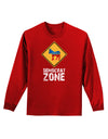 Democrat Zone Adult Long Sleeve Dark T-Shirt-TooLoud-Red-Small-Davson Sales