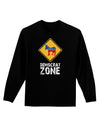 Democrat Zone Adult Long Sleeve Dark T-Shirt-TooLoud-Black-Small-Davson Sales