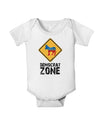 Democrat Zone Baby Romper Bodysuit-Baby Romper-TooLoud-White-06-Months-Davson Sales