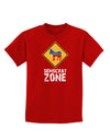 Democrat Zone Childrens Dark T-Shirt-Childrens T-Shirt-TooLoud-Red-X-Small-Davson Sales