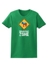 Democrat Zone Womens Dark T-Shirt-TooLoud-Kelly-Green-X-Small-Davson Sales