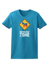 Democrat Zone Womens Dark T-Shirt-TooLoud-Turquoise-X-Small-Davson Sales