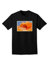 Desert Landscape Watercolor Adult Dark T-Shirt-Mens T-Shirt-TooLoud-Black-Small-Davson Sales