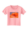 Desert Landscape Watercolor Toddler T-Shirt-Toddler T-Shirt-TooLoud-Candy-Pink-2T-Davson Sales