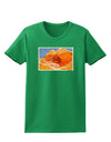 Desert Landscape Watercolor Womens Dark T-Shirt-TooLoud-Kelly-Green-X-Small-Davson Sales