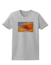 Desert Landscape Watercolor Womens T-Shirt-Womens T-Shirt-TooLoud-AshGray-X-Small-Davson Sales