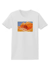 Desert Landscape Watercolor Womens T-Shirt-Womens T-Shirt-TooLoud-White-X-Small-Davson Sales