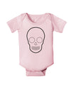 Design Your Own Day of the Dead Calavera Baby Romper Bodysuit-Baby Romper-TooLoud-Light-Pink-06-Months-Davson Sales