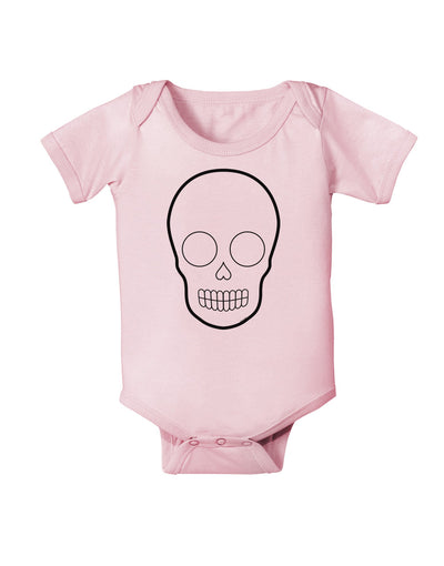 Design Your Own Day of the Dead Calavera Baby Romper Bodysuit-Baby Romper-TooLoud-Light-Pink-06-Months-Davson Sales