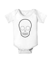 Design Your Own Day of the Dead Calavera Baby Romper Bodysuit-Baby Romper-TooLoud-White-06-Months-Davson Sales