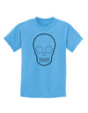 Design Your Own Day of the Dead Calavera Childrens T-Shirt-Childrens T-Shirt-TooLoud-Aquatic-Blue-X-Small-Davson Sales