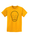 Design Your Own Day of the Dead Calavera Childrens T-Shirt-Childrens T-Shirt-TooLoud-Gold-X-Small-Davson Sales