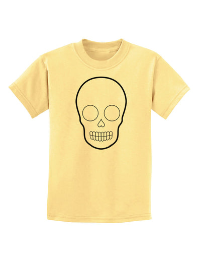 Design Your Own Day of the Dead Calavera Childrens T-Shirt-Childrens T-Shirt-TooLoud-Daffodil-Yellow-X-Small-Davson Sales