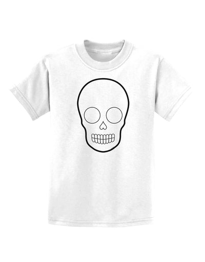 Design Your Own Day of the Dead Calavera Childrens T-Shirt-Childrens T-Shirt-TooLoud-White-X-Small-Davson Sales