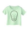 Design Your Own Day of the Dead Calavera Infant T-Shirt-Infant T-Shirt-TooLoud-Light-Green-06-Months-Davson Sales