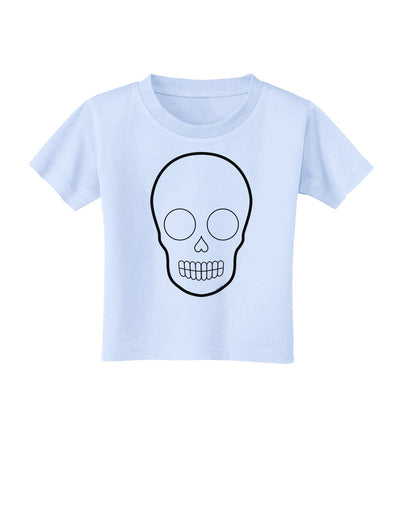Design Your Own Day of the Dead Calavera Toddler T-Shirt-Toddler T-Shirt-TooLoud-Light-Blue-2T-Davson Sales