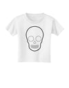 Design Your Own Day of the Dead Calavera Toddler T-Shirt-Toddler T-Shirt-TooLoud-White-2T-Davson Sales