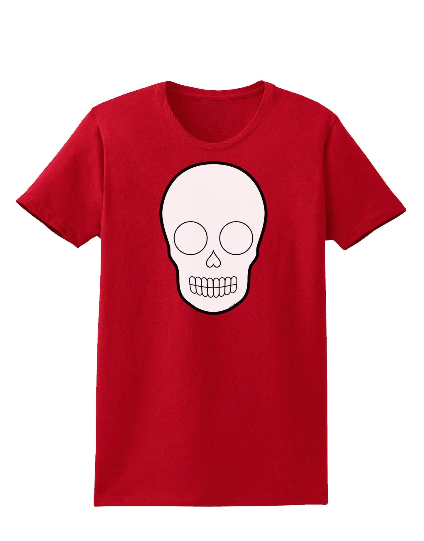 Design Your Own Day of the Dead Calavera Womens Dark T-Shirt-TooLoud-Red-X-Small-Davson Sales