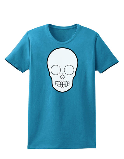 Design Your Own Day of the Dead Calavera Womens Dark T-Shirt-TooLoud-Turquoise-X-Small-Davson Sales