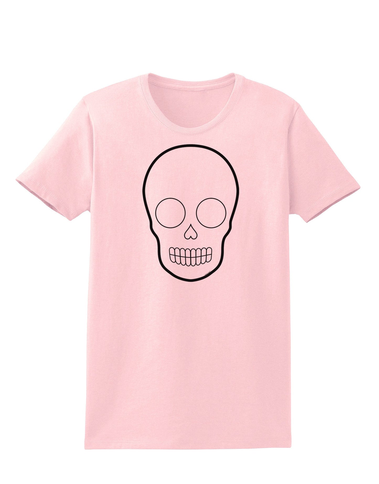 Design Your Own Day of the Dead Calavera Womens T-Shirt-Womens T-Shirt-TooLoud-PalePink-X-Small-Davson Sales