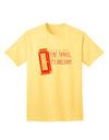 Desired: Time Travel Enthusiasts Unite with Our Irrelevant Adult T-Shirt-Mens T-shirts-TooLoud-Yellow-Small-Davson Sales