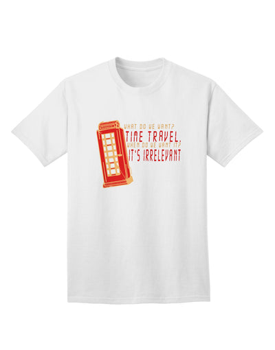 Desired: Time Travel Enthusiasts Unite with Our Irrelevant Adult T-Shirt-Mens T-shirts-TooLoud-White-Small-Davson Sales