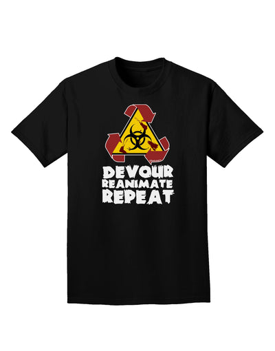 Devour Reanimate Repeat Adult Dark T-Shirt by TooLoud-Mens T-Shirt-TooLoud-Black-Small-Davson Sales