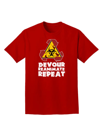 Devour Reanimate Repeat Adult Dark T-Shirt by TooLoud-Mens T-Shirt-TooLoud-Red-Small-Davson Sales