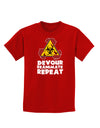 Devour Reanimate Repeat Childrens Dark T-Shirt by TooLoud-Childrens T-Shirt-TooLoud-Red-X-Small-Davson Sales