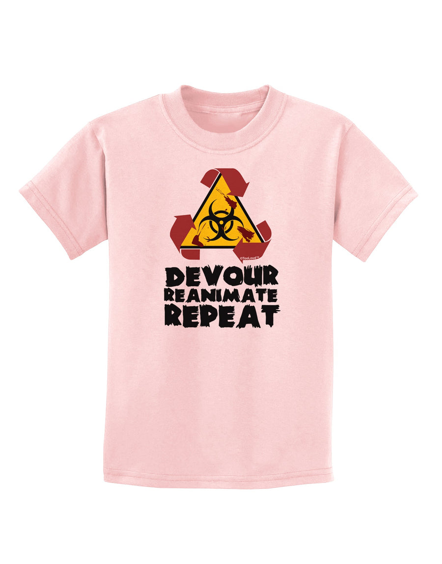 Devour Reanimate Repeat Childrens T-Shirt by TooLoud-Childrens T-Shirt-TooLoud-White-X-Small-Davson Sales