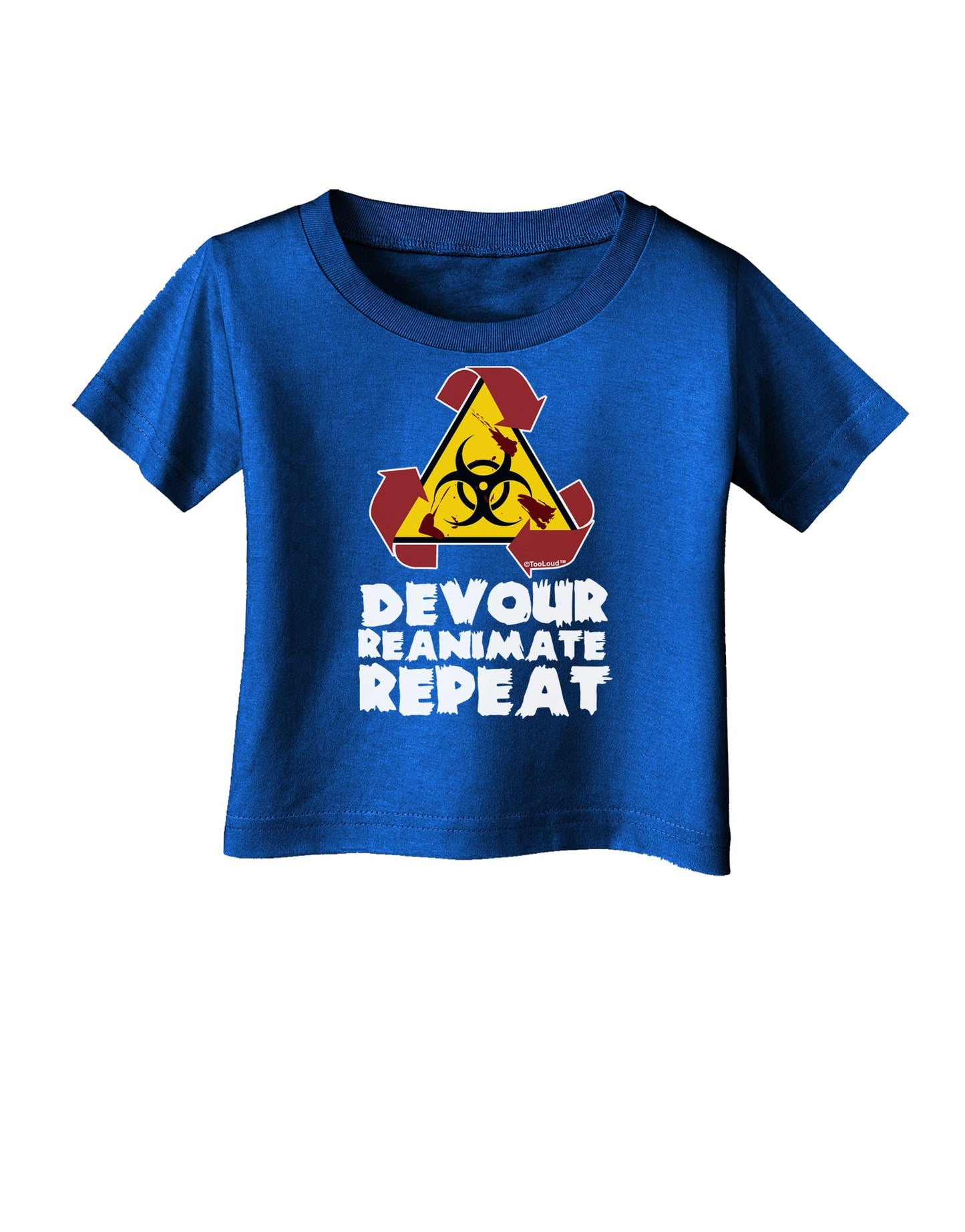 Devour Reanimate Repeat Infant T-Shirt Dark by TooLoud-Infant T-Shirt-TooLoud-Royal-Blue-06-Months-Davson Sales