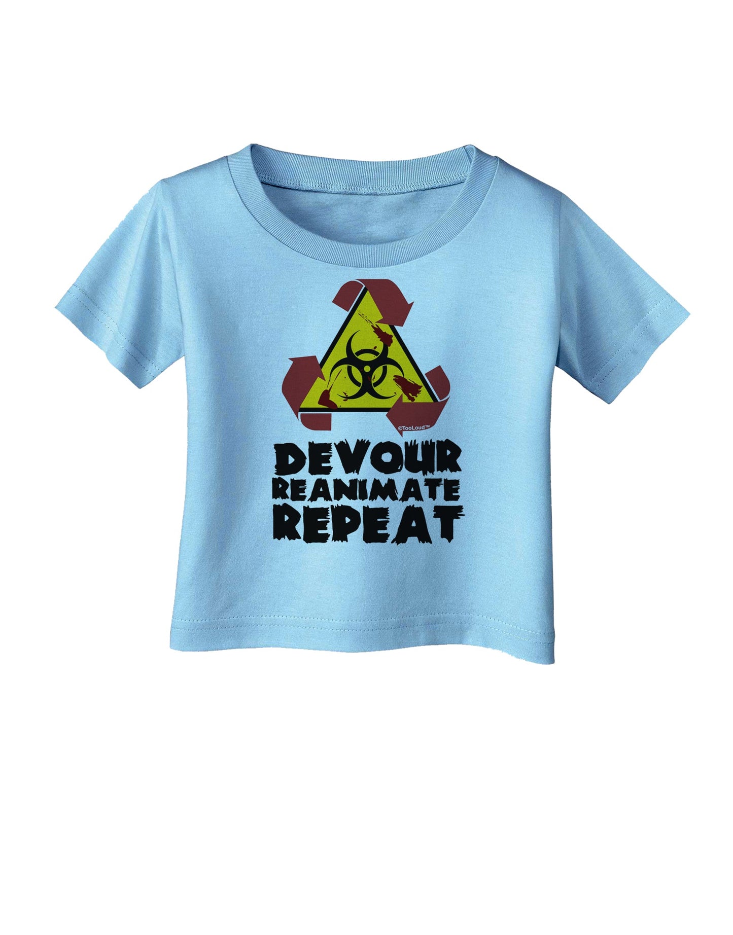 Devour Reanimate Repeat Infant T-Shirt by TooLoud-Infant T-Shirt-TooLoud-Aquatic-Blue-06-Months-Davson Sales