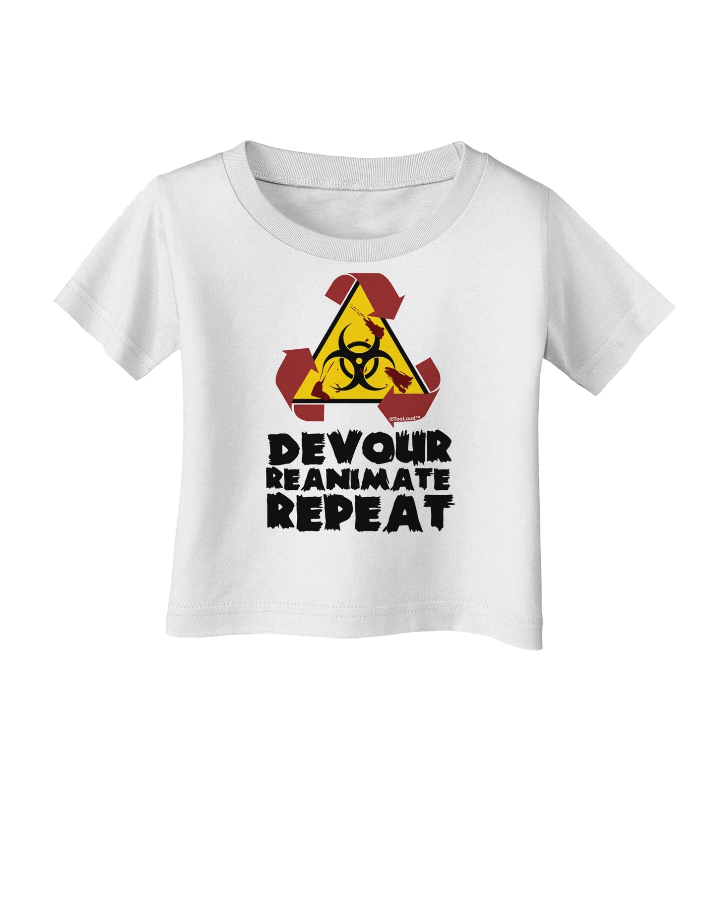 Devour Reanimate Repeat Infant T-Shirt by TooLoud-Infant T-Shirt-TooLoud-White-06-Months-Davson Sales