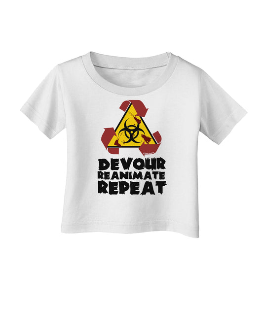 Devour Reanimate Repeat Infant T-Shirt by TooLoud-Infant T-Shirt-TooLoud-White-06-Months-Davson Sales