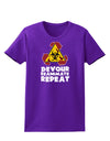 Devour Reanimate Repeat Womens Dark T-Shirt by TooLoud-Womens T-Shirt-TooLoud-Purple-X-Small-Davson Sales