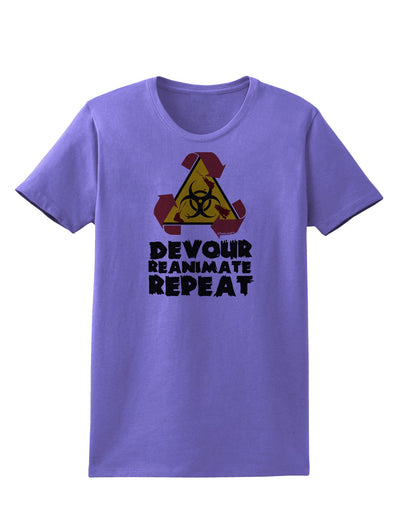 Devour Reanimate Repeat Womens T-Shirt by TooLoud-Womens T-Shirt-TooLoud-Violet-X-Small-Davson Sales