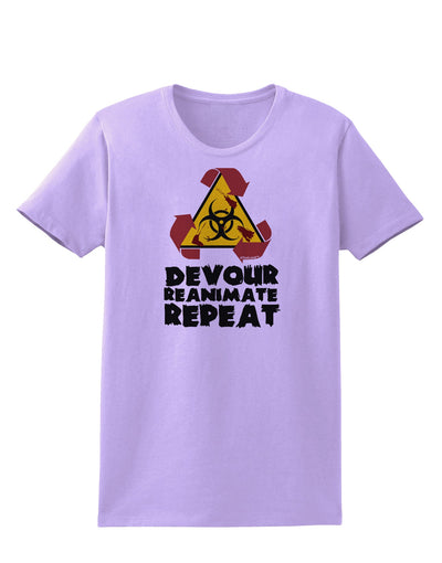 Devour Reanimate Repeat Womens T-Shirt by TooLoud-Womens T-Shirt-TooLoud-Lavender-X-Small-Davson Sales